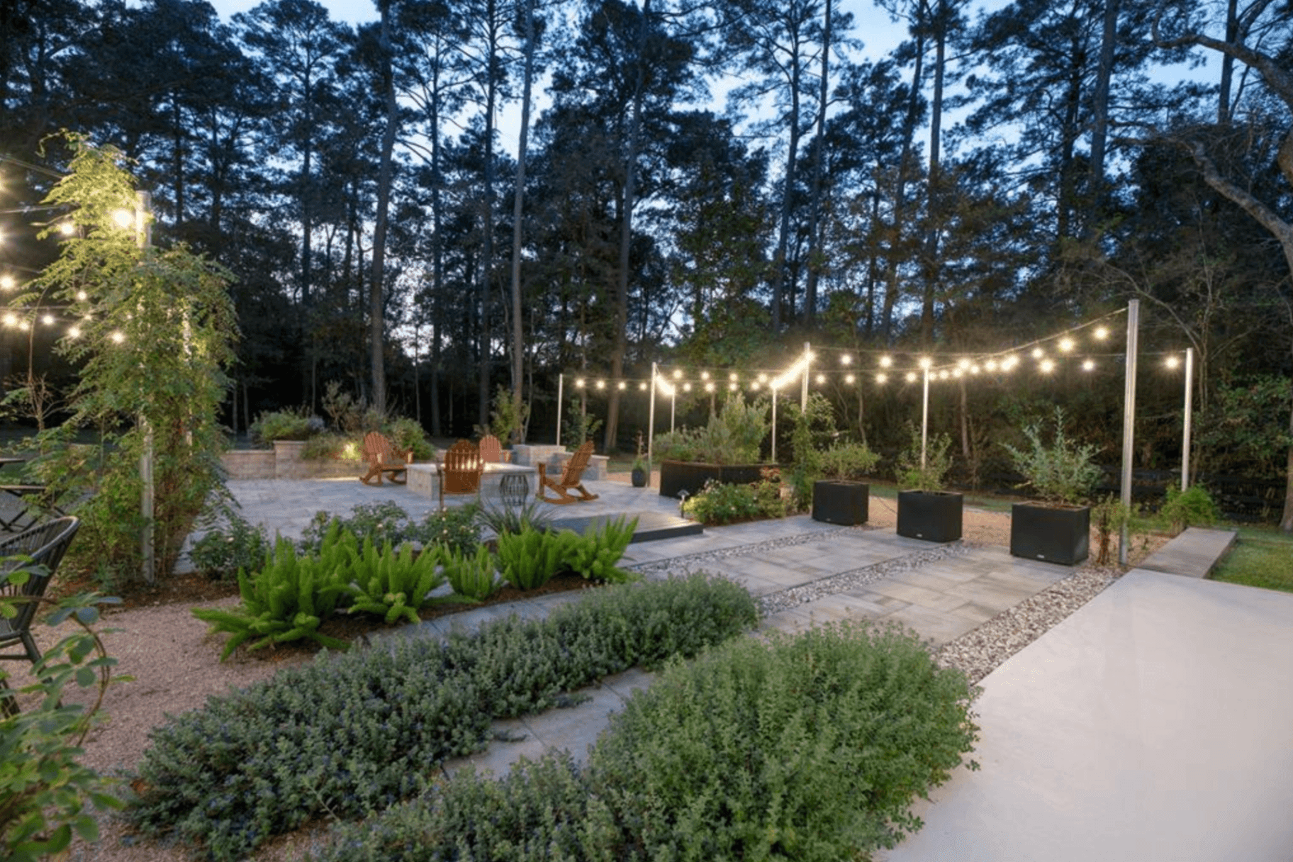Landscape Lighting by Greystone Landscapes in Houston, TX