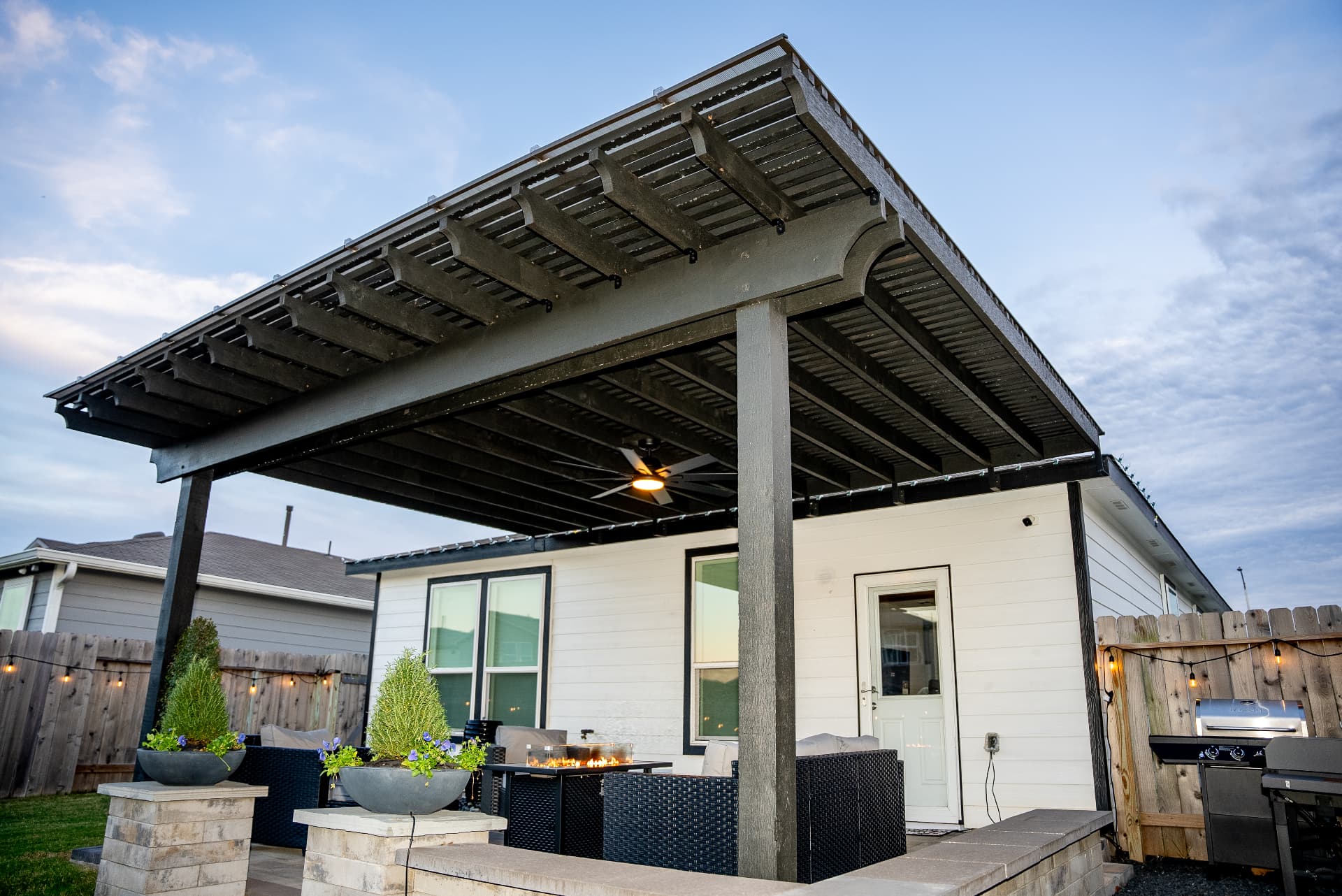 Seasonal Maintenance installation example 2 by Greystone Landscapes in Houston, TX