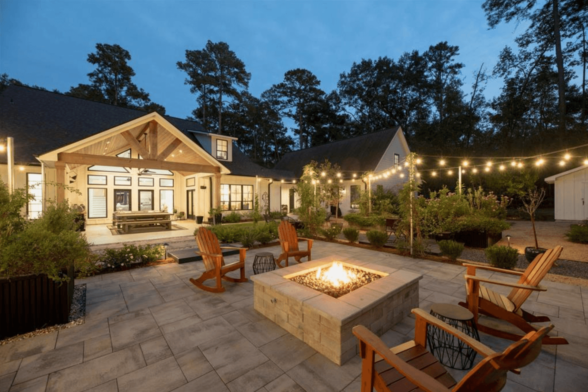 Fire Pits by Greystone Landscapes in Houston, TX